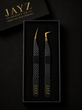 Fibre Tip Lash Tweezer Set – 2 Piece
