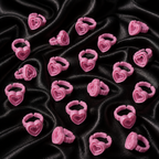 Heart Glue Rings | 100PCS