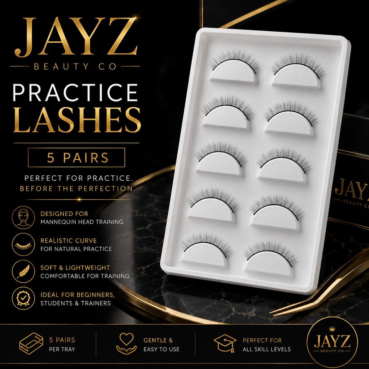 Practice Lashes | 5 Pairs